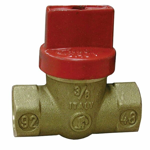 Jones Stephens 3/8 in. FIP Brass Gas Ball Valve B65375